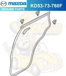 Mazda 2013-2016 CX-5 Left-hand Door Weatherstrip Seal KD53-73-760F. Fixed Price $88.98.