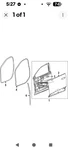 Genuine Gm Weather-strip On Body 26410515 Blazer. Fixed Price $50.00.