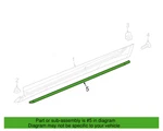 Passenger Side Center Pillar Lower Auxiliary Weatherstrip - Genuine GM(23126300). Fixed Price $41.99.