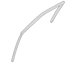 Genuine Nissan Run Weather-strip 80331-5RB1A. Fixed Price $82.41.