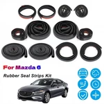 Door Rubber Seal Strips Weather Draft Wind Noise Reduction Kit For Mazda 6. Fixed Price $59.98.