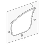 Genuine Lexus Surround Weather-strip 67862-06230. Fixed Price $179.82.