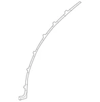 Genuine Mercedes-benz Cover Strip 213-730-38-04. Fixed Price $32.20.