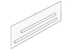 Genuine Audi Belt Molding 4G8-853-284-B-2ZZ. Fixed Price $230.40.