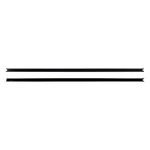 Ford Bronco 66-77 Upper Driver & Passenger Side Glass Run Division Bar Kit. Fixed Price $49.06.