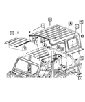 Genuine Mopar Door Seal 55397480AA. Fixed Price $5.08.
