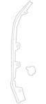 Genuine Mercedes-benz Door Shell Seal 257-730-11-01. Fixed Price $15.30.