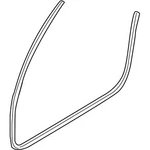 Genuine Bmw Door Weatherstrip Left 51-76-7-162-403 New. Fixed Price $437.16.