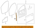Gm Oem 14-20 Impala Door Components-front W'strip 23189576. Fixed Price $47.61.