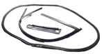 2013 Vw Golf Gti Upper Door Glass Weatherstrip Front Driver Side Left Oem. Fixed Price $75.00.
