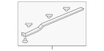Genuine Honda Sliding Door Weatherstrip 72868-THR-A01. Fixed Price $40.14.
