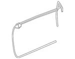 Genuine Volkswagen Door Weather-strip 5C5-837-479-G-5AP. Fixed Price $178.62.