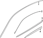 Genuine Audi Upper Seal 9J1-853-911-B. Fixed Price $30.30.