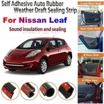 Door Rubber Seal Strips Weather Draft Wind Noise Reduction Trim For Nissan Leaf. Fixed Price $59.98.