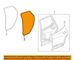 Gm Oem 18-23 Traverse Rear Components-door W'strip 84222072. Fixed Price $52.71.