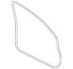 Genuine Vw 2015-2021 Golf Gti Alltrack Weather-strip On Body 5G4-867-912-A. Fixed Price $178.21.
