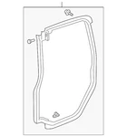 Genuine Honda Door Weather-strip 72810-SCV-A03. Fixed Price $253.86.