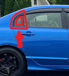 Honda Genuine Civic FD1/2 Seal, Rear Door Quarter Rh 73441-SNA-003. Fixed Price $79.00.
