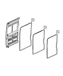 Genuine Mopar Sliding Door Weatherstrip 68226111AB. Fixed Price $160.93.