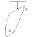 Genuine Mitsubishi Door Weather-strip 5755A279. Fixed Price $174.14.