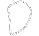 Genuine Audi Weather-strip On Body 4H4-833-721-G. Fixed Price $184.68.