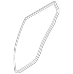 Genuine Hyundai Door Seal 83140-4Z000. Fixed Price $153.70.