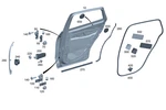 Genuine Mercedes-benz Cover Rail 294-737-04-00. Fixed Price $26.60.