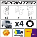 For Mercedes-benz Sprinter 1995-2006 Door Seal 4-PIECE Rubber Weatherstrip Set. Fixed Price $221.00.