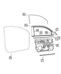 Genuine Mopar Front Door Sill Weatherstrip 68085687AB. Fixed Price $14.22.