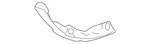 Genuine Audi Door Seal Retainer Plate 4F0-833-345-C. Fixed Price $39.75.