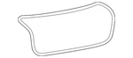 Genuine Volkswagen Deck Lid Seal 5C6-827-705-A-5AP. Fixed Price $184.49.