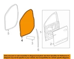 Gm Oem 18-23 Enclave Front Door Components-surround W'strip 84222074. Fixed Price $67.40.