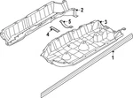 Genuine Nissan Weatherstrip 80839-7BA1A. Fixed Price $80.15.