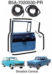 1955 Ford 2 Door Sedan Post Seals Rubber Weatherstripping. Fixed Price $124.88.