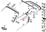 Bmw Z4 Roadster E89 Front Left Ext. Door Channel Cover 51337046105. Fixed Price $209.57.