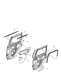 Mopar Weatherstrip-b-pillar 55399390AA. Fixed Price $13.65.