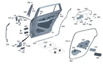 Genuine Mercedes-benz Cover Strip 296-698-04-00. Fixed Price $120.90.
