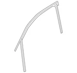 Genuine Audi Run Channel 8W5-839-431-E. Fixed Price $313.54.