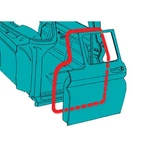 DFS4755 Brothers Trucks Door Seal For Chevy Suburban Chevrolet C10 C20 K10 K20. Fixed Price $27.22.