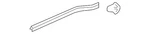 Genuine Honda Lower Weather-strip 72826-T7W-A01. Fixed Price $42.87.