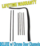 1967-1972 Chevy Gmc Truck Chrome Door Felt Kit Window Channel Beltline Molding. Fixed Price $139.99.