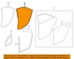 Gm Oem 14-19 Cts Rear Components-door W'strip 84188474. Fixed Price $144.89.