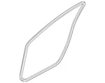 Genuine Mazda Weather-strip On Body GHP9-68-911. Fixed Price $70.46.