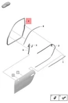Genuine Porsche Cayman GT4 982 Door Seal Inner Right 98153707606. Fixed Price $240.59.