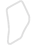 Genuine Bmw Surround Weather-strip 51-22-7-300-249. Fixed Price $168.40.