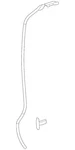 Genuine Lexus Side Weather-strip 67896-0E110. Fixed Price $21.73.