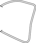 Vw/audi/porsche 5N0867911A9B9 Door Seal. W'strip.. Fixed Price $291.82.