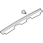 Genuine Ford Upper Weather-strip CJ5Z-7843720-B. Fixed Price $59.39.