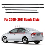 4PCS Weatherstrip Door Window Moulding Trim Seal Fit For Honda Civic 2006-2011. Fixed Price $39.99.