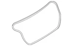 Genuine Nissan Deck Lid Seal 84830-6LW0A. Fixed Price $71.29.